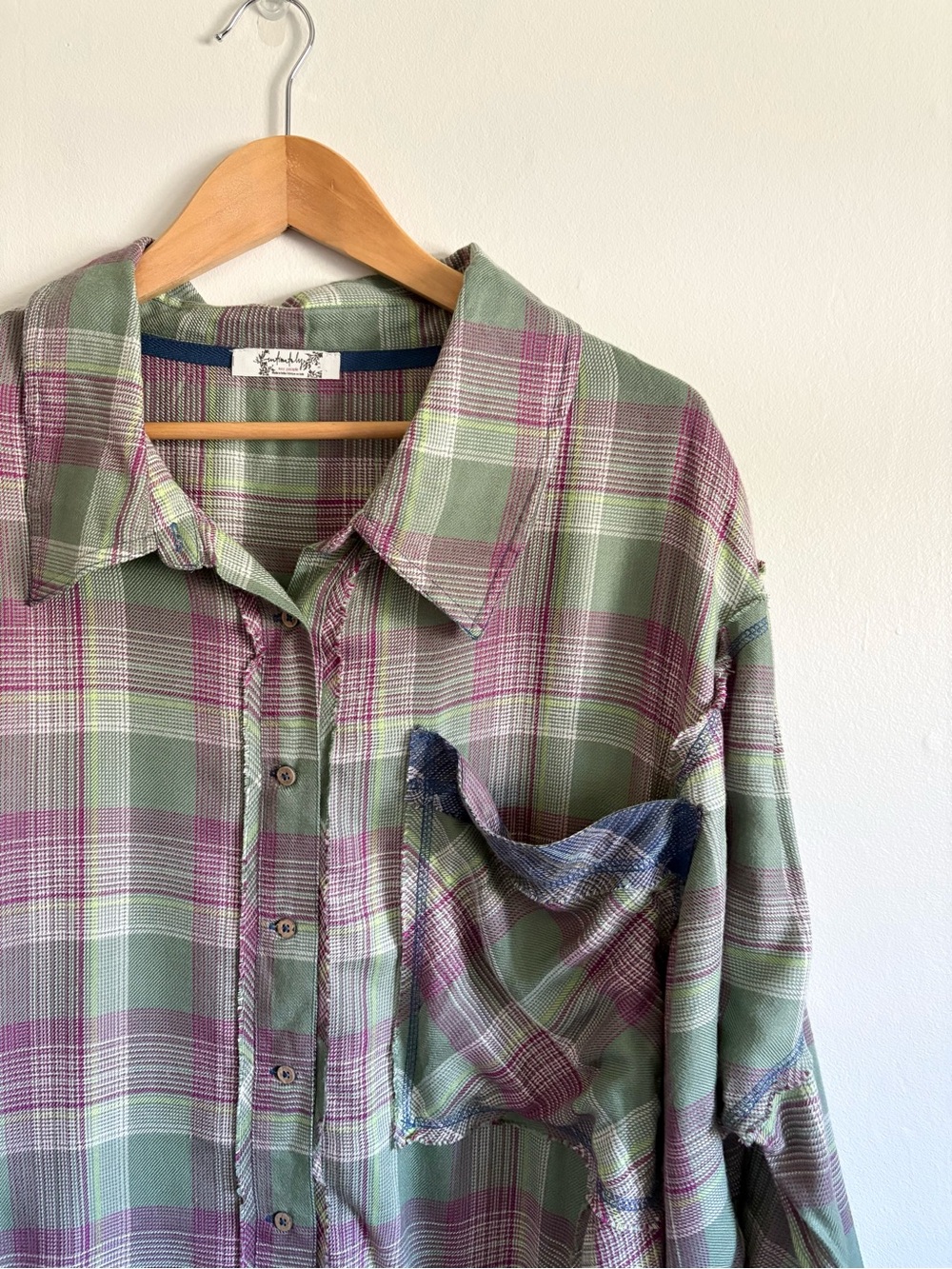 Free People Fallin' For Flannel Lounge Trousers & Sleep Shirt Set - Picture 4 of 12